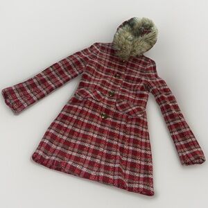 ❦ Y2K Juicy Couture Plaid Wool Coat ❦
